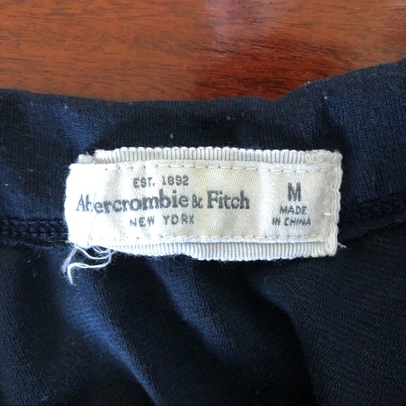 A&F Navy A-Line Skater Skirt - M - Picture 3 of 4